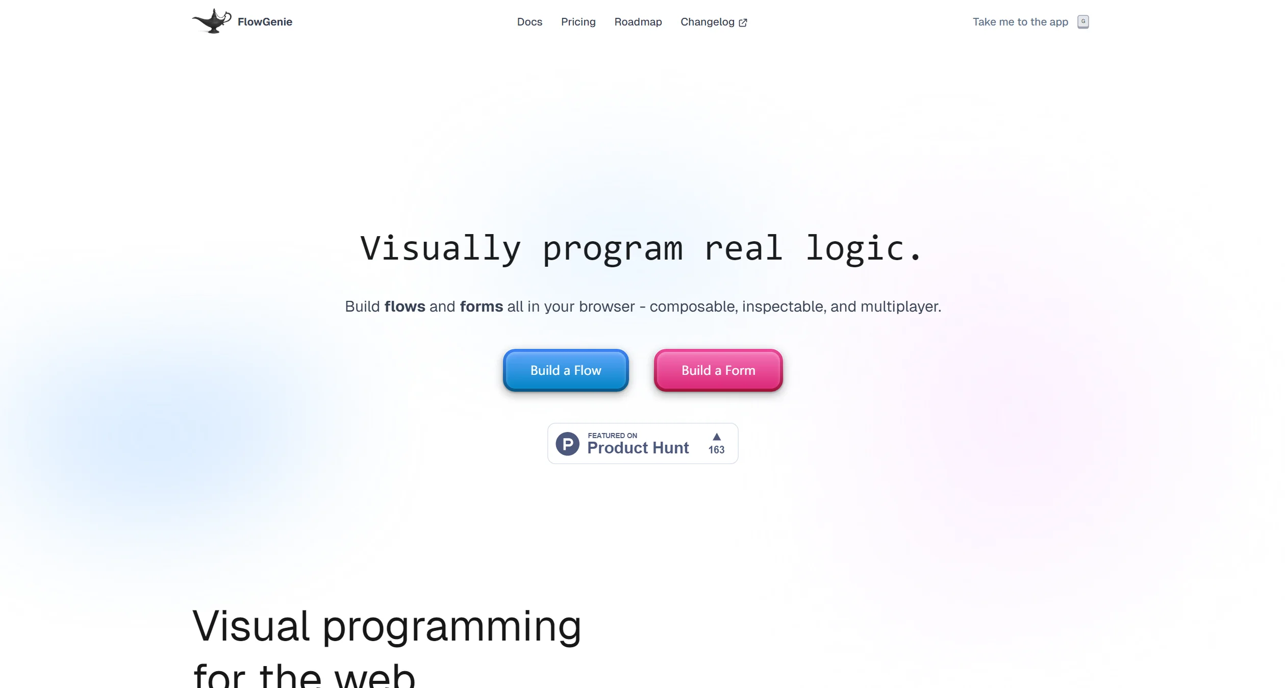 FlowGenie:无代码表单和工作流构建平台illustration FlowGenie:无代码表单和工作流构建平台illustration