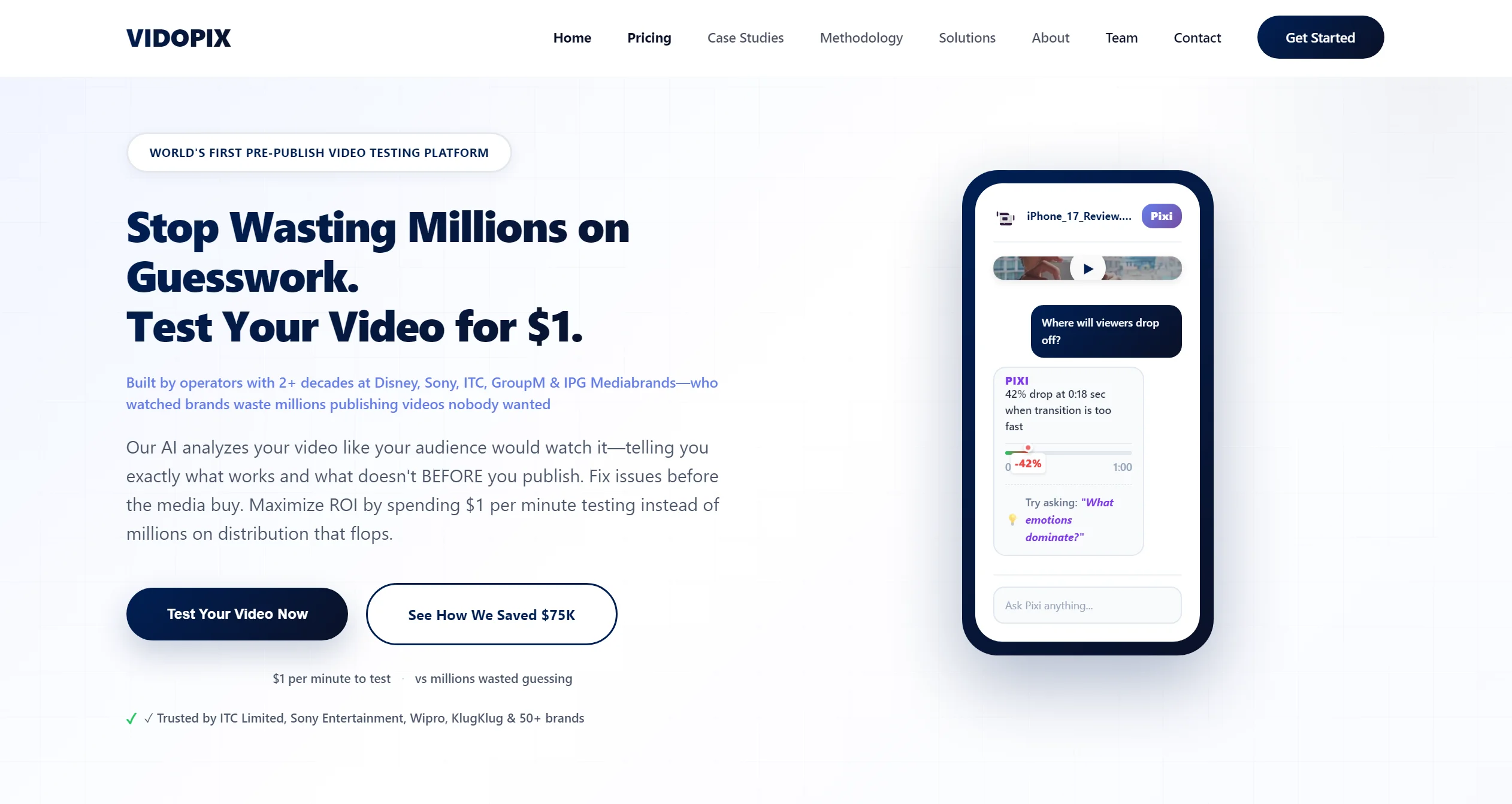 Vidopix：AI驱动的视频预发布智能分析平台-AIProductHub产品导航社区