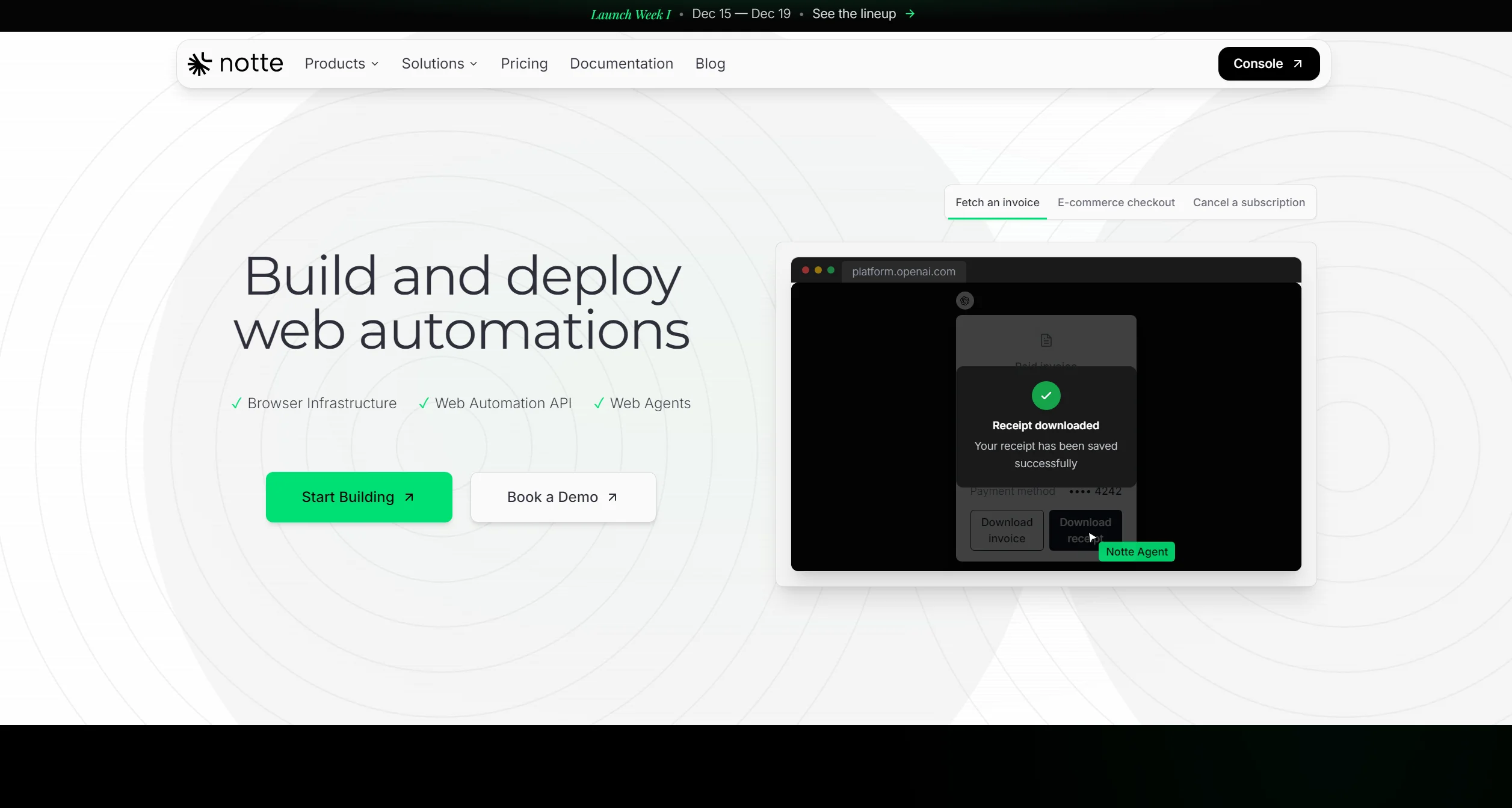 Notte：一个由NotteLabs开发的AI驱动网页自动化平台illustration