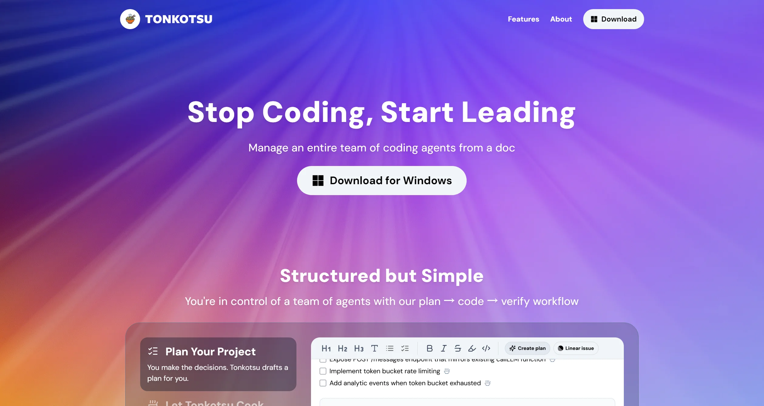 Tonkotsu：一款专为开发者设计的全新 AI 编码代理管理工具-AIProductHub产品导航社区
